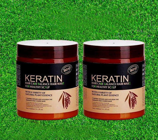 Pack of two Keatin Hair Mask
