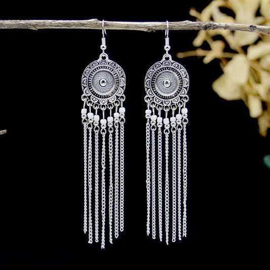 Hot-selling exotic earrings vintage literary classical dignified ear hook