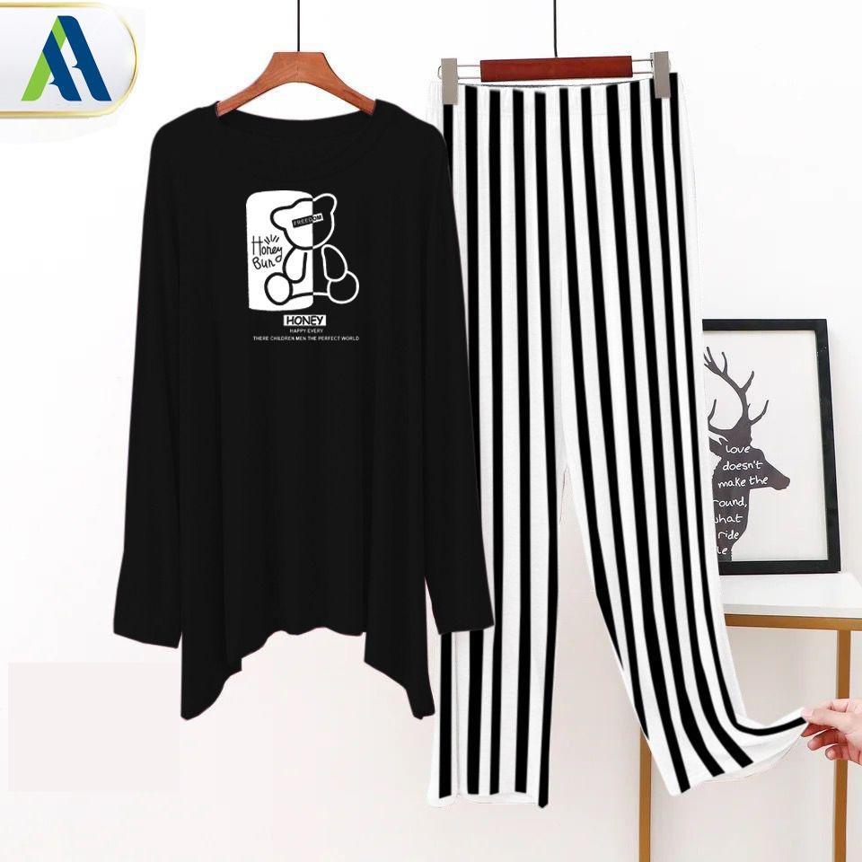 2 Pcs Women Stiched Nightwear